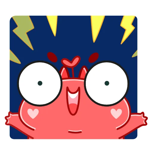 🤩 Эмодзи «Лягуш Пип» для Telegram