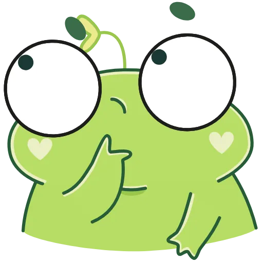 🐸 Эмодзи «Лягуш Пип» для Telegram