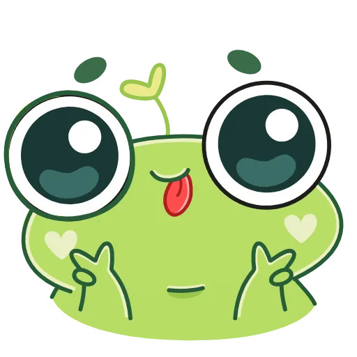 😉 Эмодзи «Лягуш Пип» для Telegram