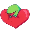 ❤️ Эмодзи «Лягушонок Ик» для Telegram
