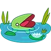 🛀 Эмодзи «Лягушонок Ик» для Telegram