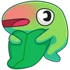 🥺 Эмодзи «Лягушонок Ик» для Telegram