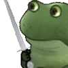 ⚔️ Эмодзи «😐 Worry frog emoji - Тревожный лягушонок» для Telegram