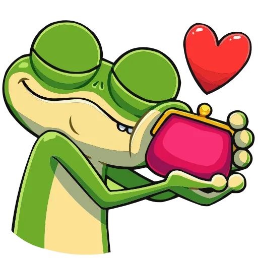 🥰 Эмодзи «Лягуш и Квакуша» для Telegram