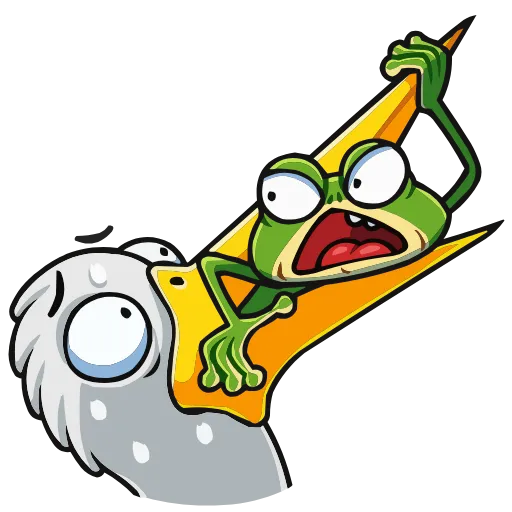 😒 Эмодзи «Лягуш и Квакуша» для Telegram