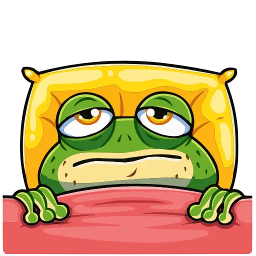 🫤 Эмодзи «Лягуш и Квакуша» для Telegram