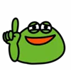 ☝ Эмодзи «🙂 Frogs emoji - лягушки» для Telegram