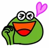 🥰 Эмодзи «🙂 Frogs emoji - лягушки» для Telegram