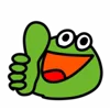 👍 Эмодзи «🙂 Frogs emoji - лягушки» для Telegram