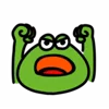 😡 Эмодзи «🙂 Frogs emoji - лягушки» для Telegram