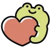 ❤️ Эмодзи «Frogs» для Telegram