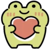 ❤️ Эмодзи «Frogs» для Telegram