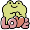 ❤️ Эмодзи «Frogs» для Telegram