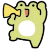 ✊ Эмодзи «Frogs» для Telegram
