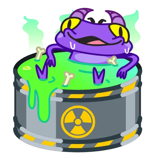 😈 Эмодзи «Fromg» для Telegram