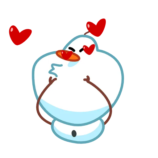 😘 Стикер «Snowman» для Telegram