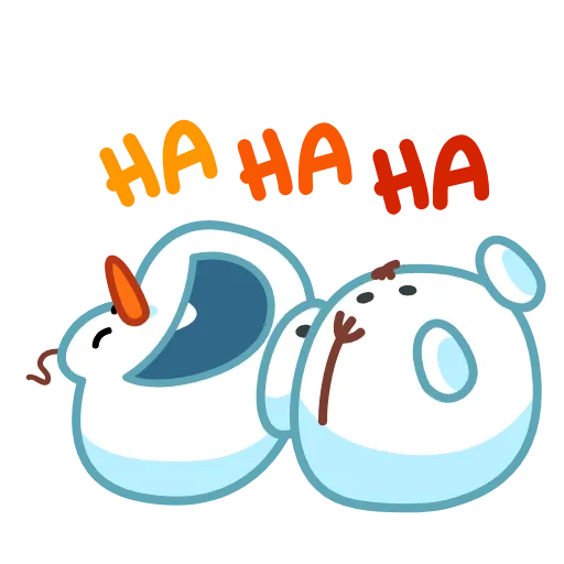 Стикерпак Snowman для Telegram