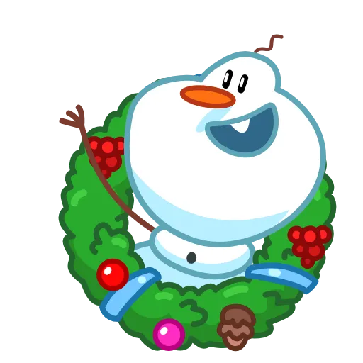 👋 Стикер «Snowman» для Telegram