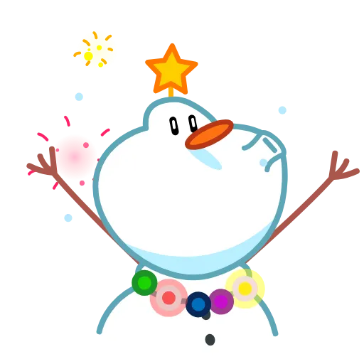 🥳 Стикер «Snowman» для Telegram