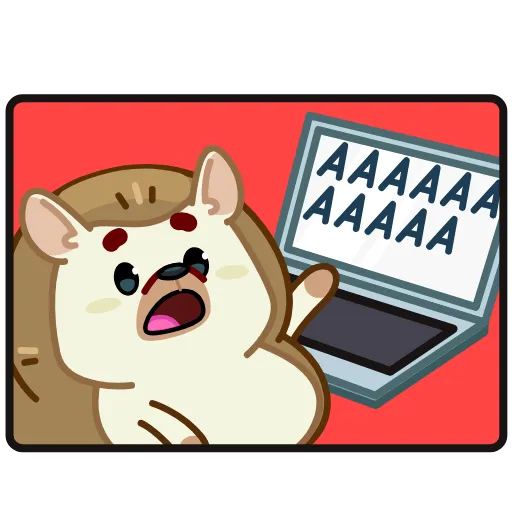 👨‍💻 Эмодзи «Анимированный набор эмоджи с ёжиком Фуфиком из ВК» для Telegram