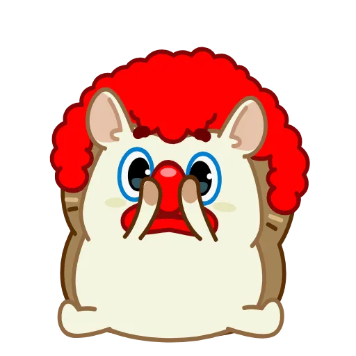 🤡 Эмодзи «Анимированный набор эмоджи с ёжиком Фуфиком из ВК» для Telegram