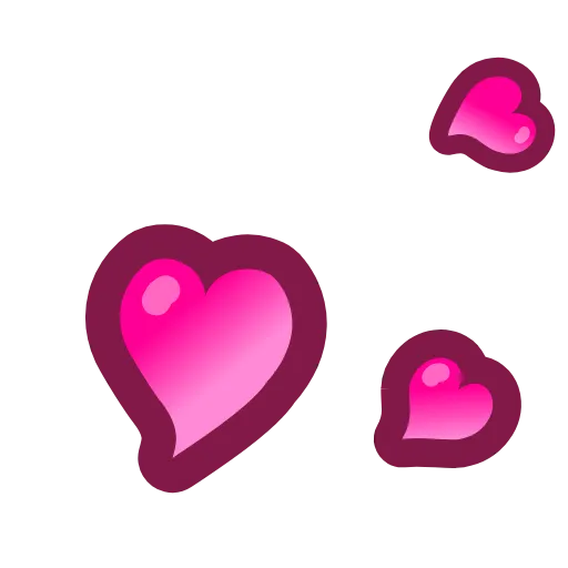 ❤️ Эмодзи «Фуксиана - эмодзи цвета фуксия» для Telegram