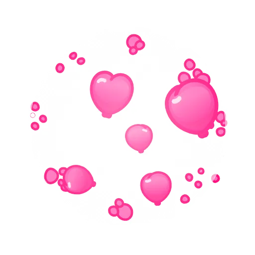 💕 Эмодзи «Фуксиана - эмодзи цвета фуксия» для Telegram