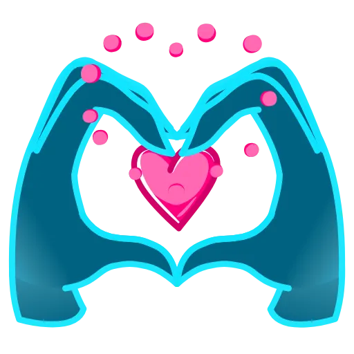 ❤️ Эмодзи «Фуксиана - эмодзи цвета фуксия» для Telegram