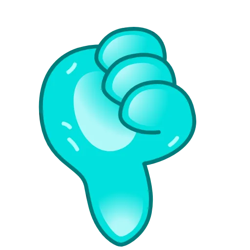 👎 Эмодзи «Фуксиана - эмодзи цвета фуксия» для Telegram