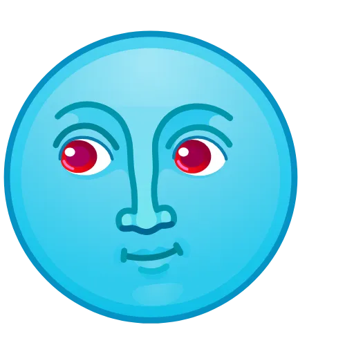 🌚 Эмодзи «Фуксиана - эмодзи в перекрасе» для Telegram