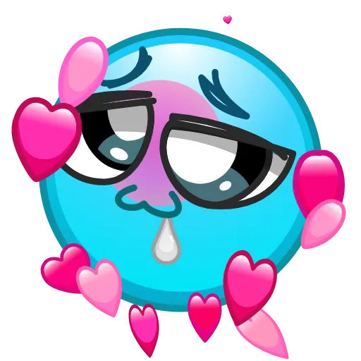 🥰 Эмодзи «Фуксиана - эмодзи в перекрасе» для Telegram