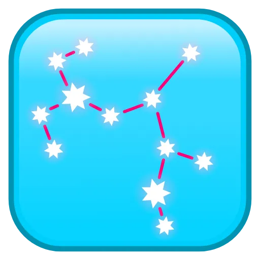 ♐️ Эмодзи «Фуксиана-3 - розово-голубые эмодзи» для Telegram