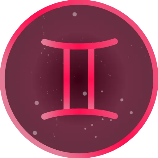 ♊️ Эмодзи «Фуксиана-3 - розово-голубые эмодзи» для Telegram