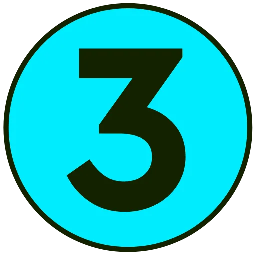 3️⃣ Эмодзи «Фуксиана цифры» для Telegram