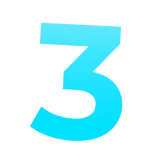3️⃣ Эмодзи «Фуксиана цифры» для Telegram