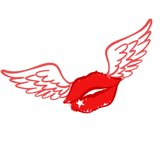 💋 Стикер «Pif_paf_love» для Telegram