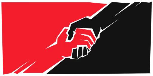 🤝 Стикер «Proletarians of all countries, unite!» для Telegram