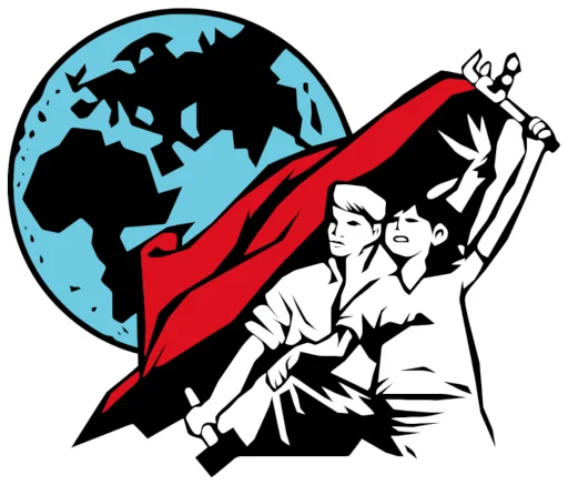 🚩 Стикер «Proletarians of all countries, unite!» для Telegram
