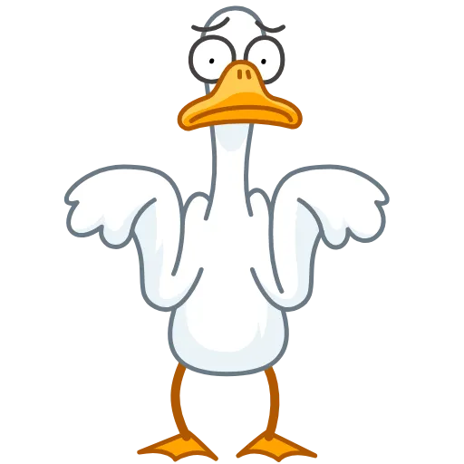 🤷‍♂️ Эмодзи «Funky Goose» для Telegram