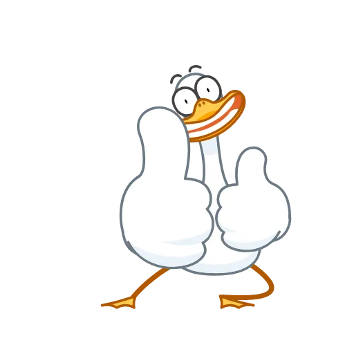 👍 Эмодзи «Funky Goose» для Telegram