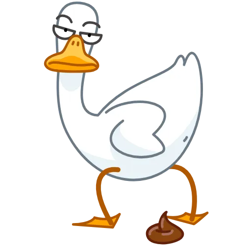 💩 Эмодзи «Funky Goose» для Telegram