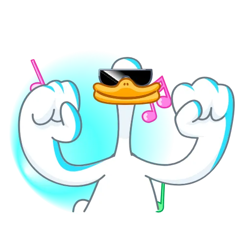 🕺 Эмодзи «Funky Goose» для Telegram