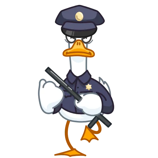 👮‍♂️ Эмодзи «Funky Goose» для Telegram