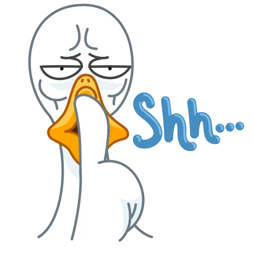 🤫 Эмодзи «Funky Goose» для Telegram