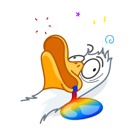 🫠 Эмодзи «Funky Goose» для Telegram