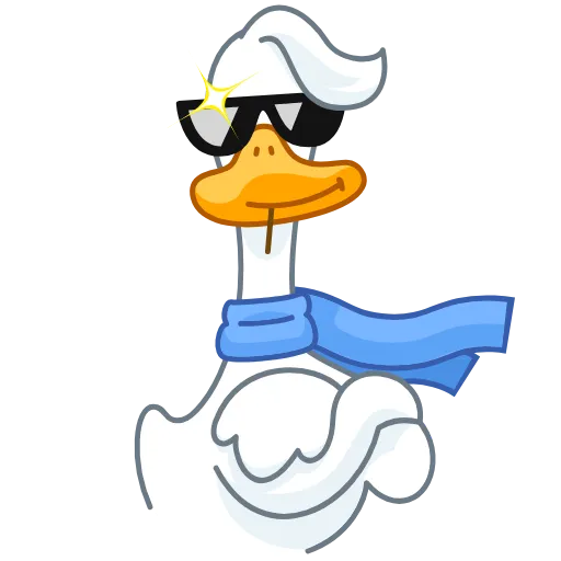 😎 Эмодзи «Funky Goose» для Telegram