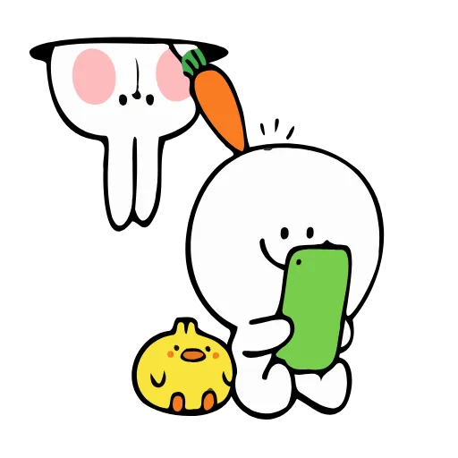 🥕 Эмодзи «Funny Bunny» для Telegram