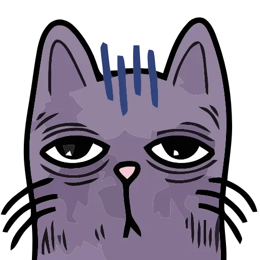 😕 Эмодзи «Funny Cats» для Telegram