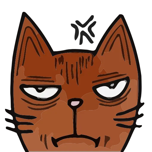 😡 Эмодзи «Funny Cats» для Telegram