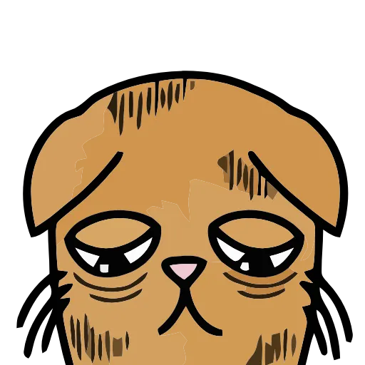 ☹️ Эмодзи «Funny Cats» для Telegram